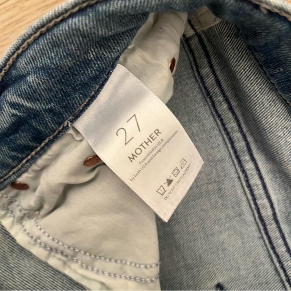 MOTHER the Insider ankle fray denim size 27 - Picture 6 of 13